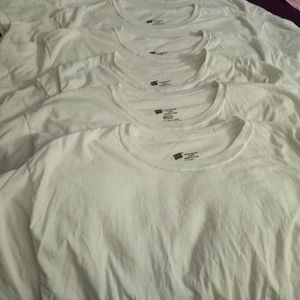 6 CT. White tees